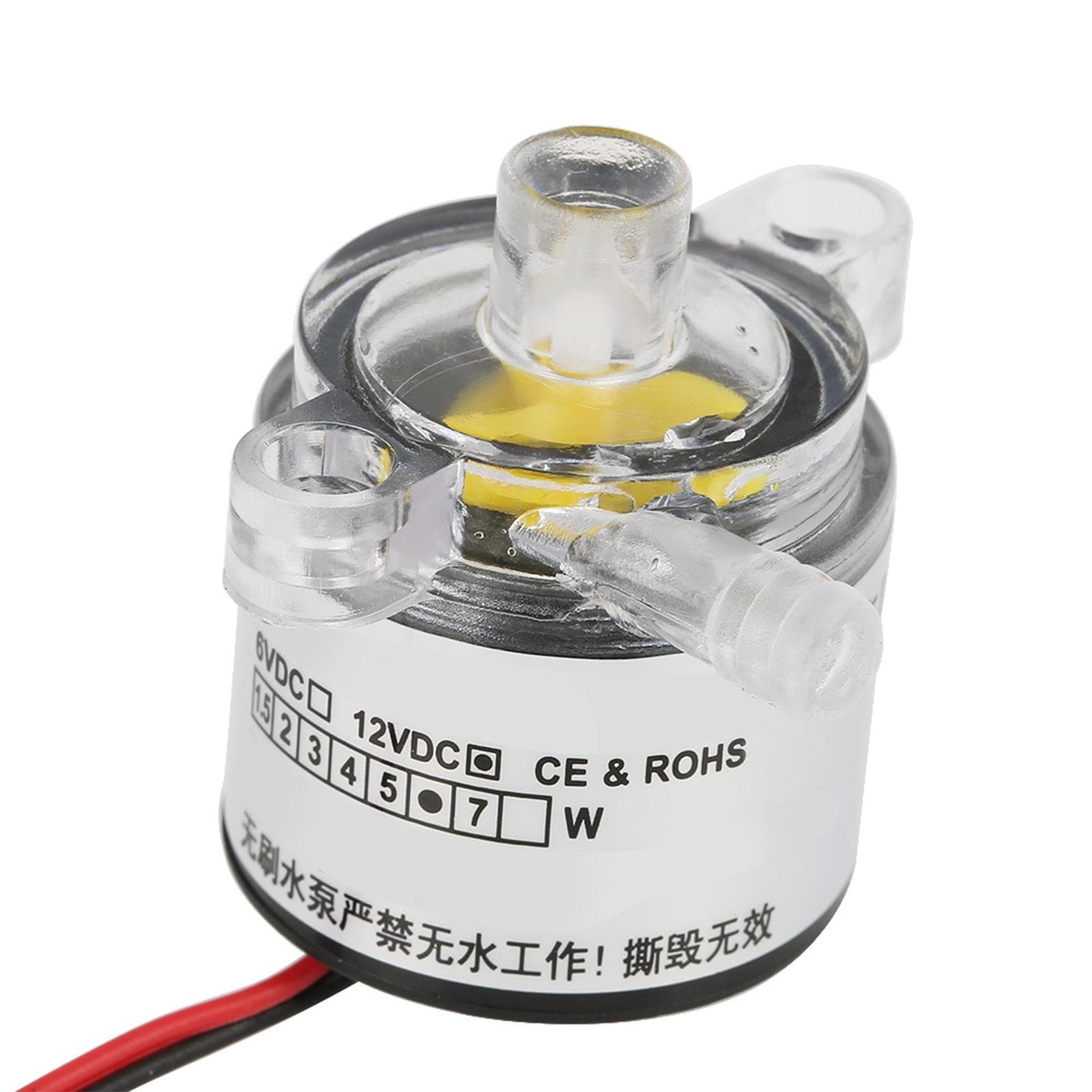 1pc Mini 12V DC 6W Food Grade Submersible Brushless Water Pump 2Lmin