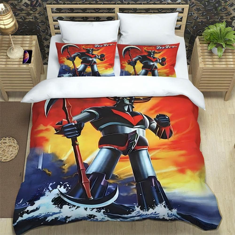 UFO ROBO GRENDIZER GOLDORAK Bedding Sets exquisite bed supplies set duvet cover comforter set bedding set luxury birthday gift EU Single135x200cm