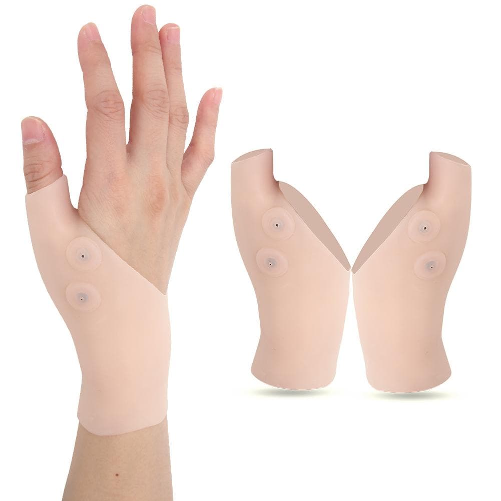 2Pcs Silicone Protective Thumb Wrist Brace Relieve Pain for Hand Arthritis Carpal Tunnel