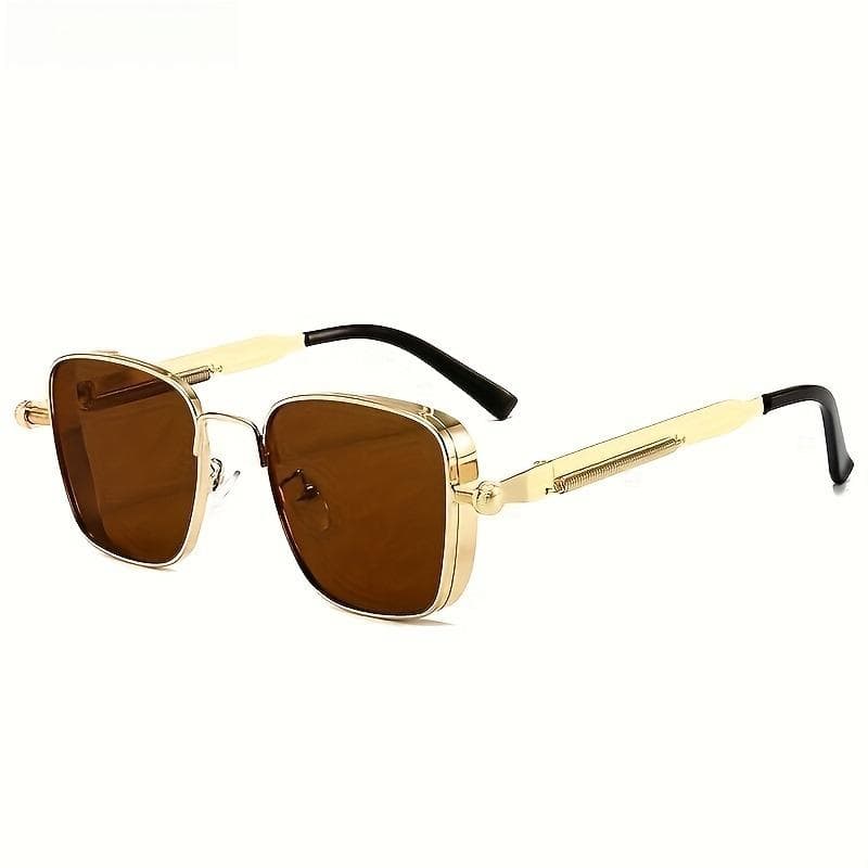 Reflective Punk Sunglasses Fashionable Unique Neutral Design for Outdoor Travel Driving Summer Beach Styling