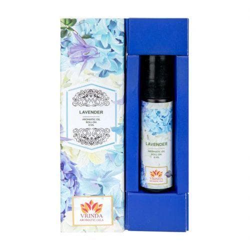 Lavender Oil Roller (8 ml), Lavender Aromatic Oil Roller Bottle, Vrindaam 10.671875