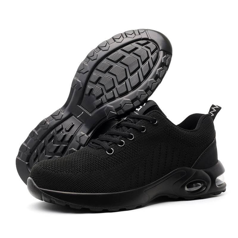 Air Sole Safety Shoes Men Boots Steel Toe Shoes Men Puncture-Proof Work Sneakers Male Shoes Work Boots Indestructible Footwear 40