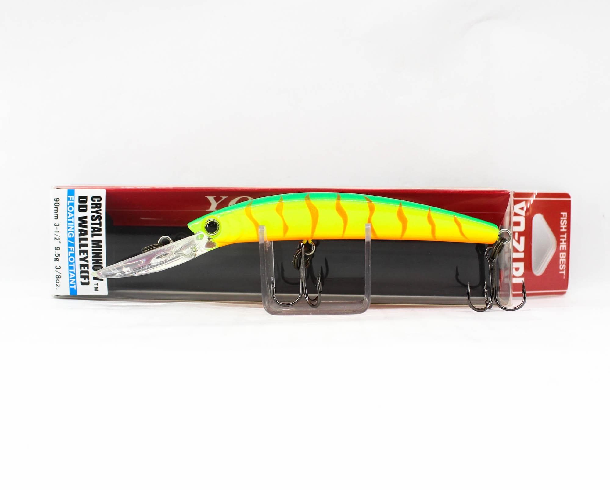 Yo Zuri Crystal Minnow DD Walleye 90 mm Floating Lure R1205-HT (6756)
