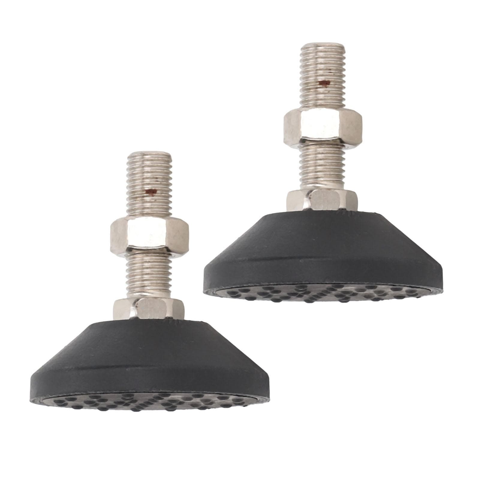 2 Pcs Thread Leveling Feet 150kg Bearing Height Adjustable Anti Skid Scratch Resistant Screw Foot