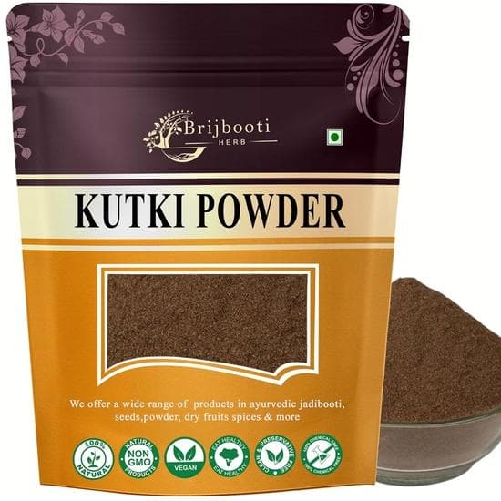 BrijBooti Kutki Powder - (50 Gr) | Original Kutki For Liver Support & Detox | Ayurvedic Herb 50GM