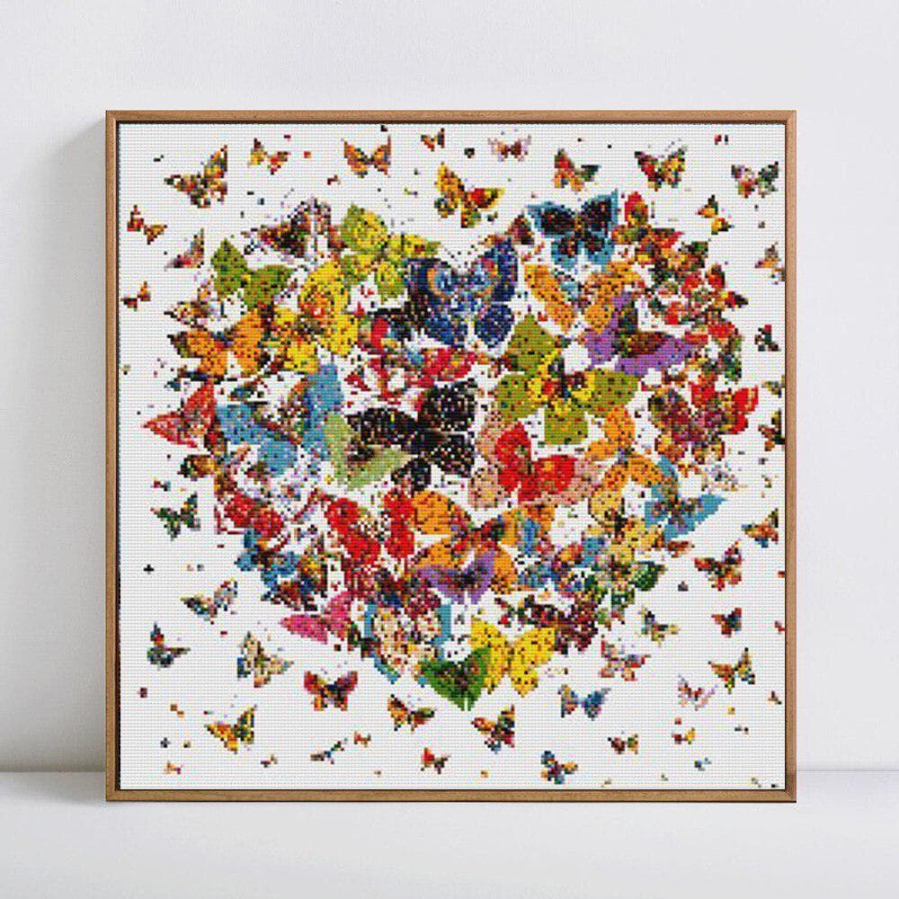 5D DIY Diamond Painting Full Round Cartoon Love Diamond Mosaic Diamond Embroidery 30x30CM