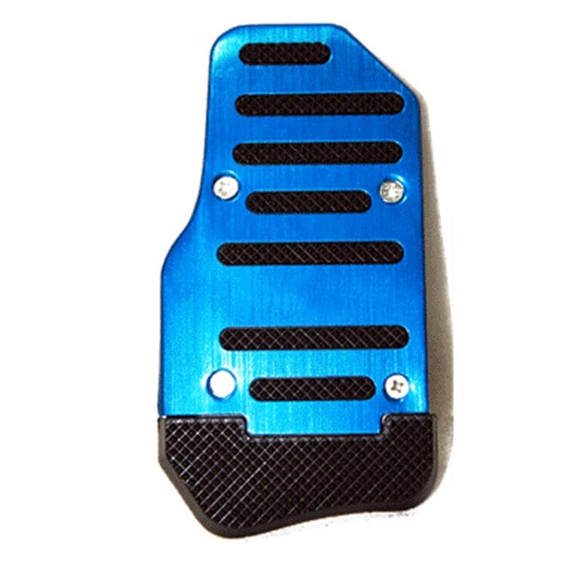 3 Pcs Brake Pedal Pads Anti Slip Wear Resistant Manual Accelerator Foot Pedal Cover for Car Blue blue