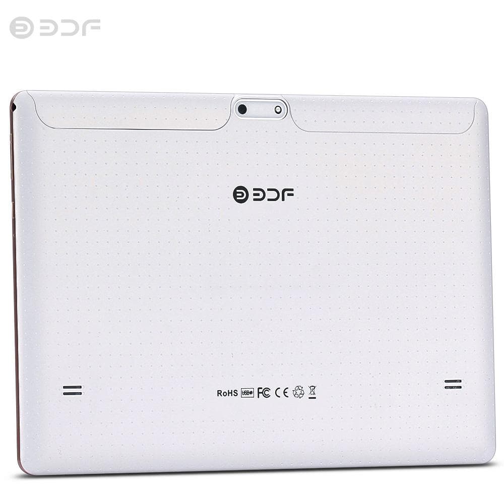 New 10 Inch Tablet PC Octa Core 4G Phone Call 4GB/64GB Google Play Dual SIM Phone Call Bluetooth WiFi Tablets 10.1 Android 12 Tablet Case white