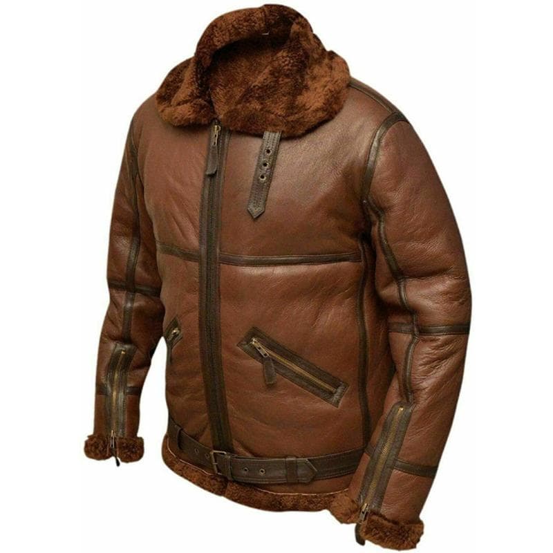 Autumn and Winter Zipper Digging Bag Zipper Brown Youth Hooded Men's Clothing 5XL brown
