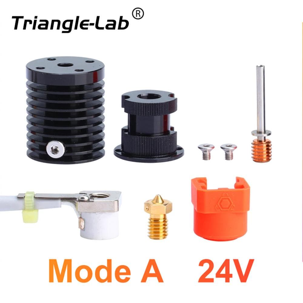 Trianglelab TD6S Hotend Kit with Ceramic Heating Ring + V6 Nozzle Compatible with Voro 3D Printer Volcano nozzle