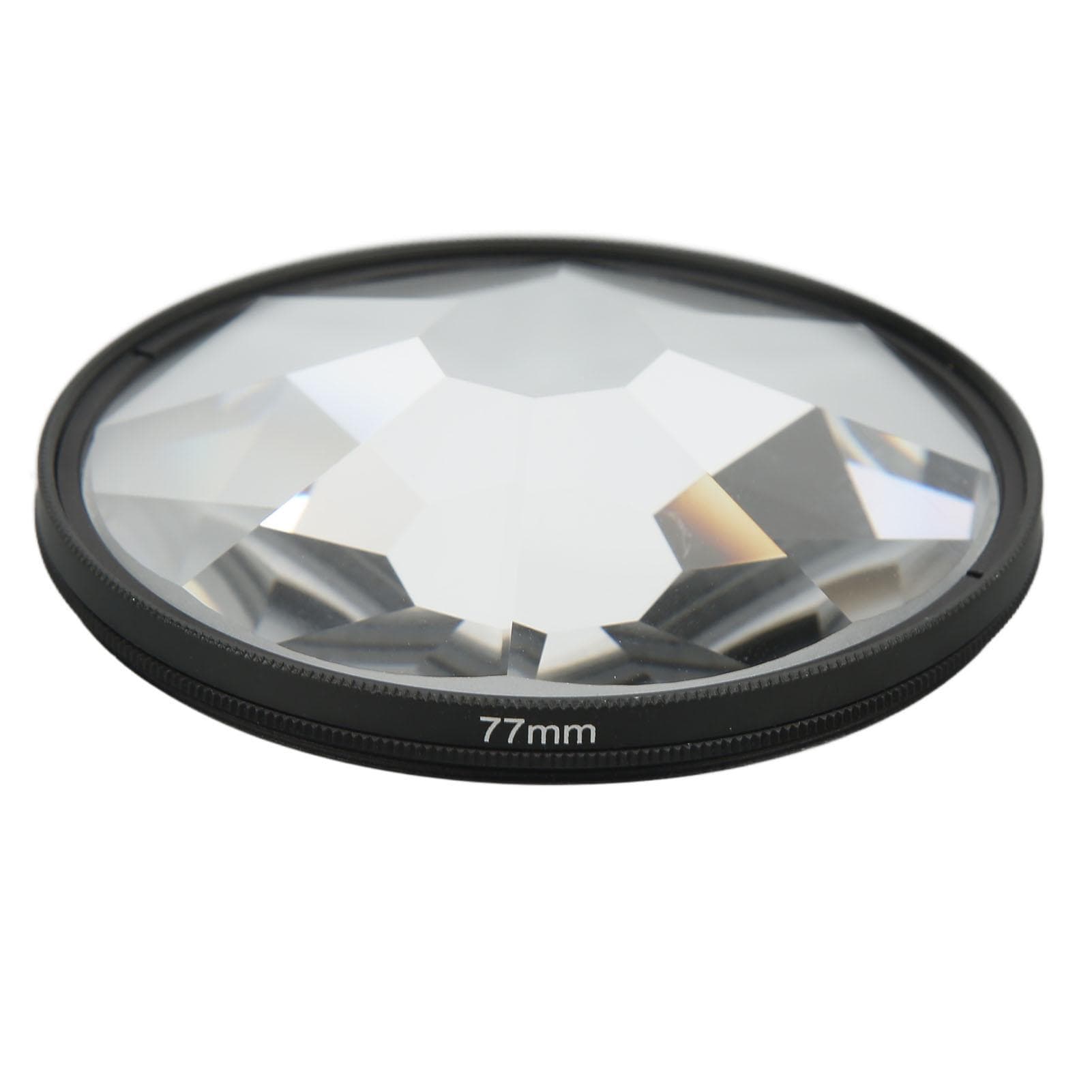 77mm Kaleidoscope Glass Prism Camera Lens Filter Camera Photography Accessories for Movies Music