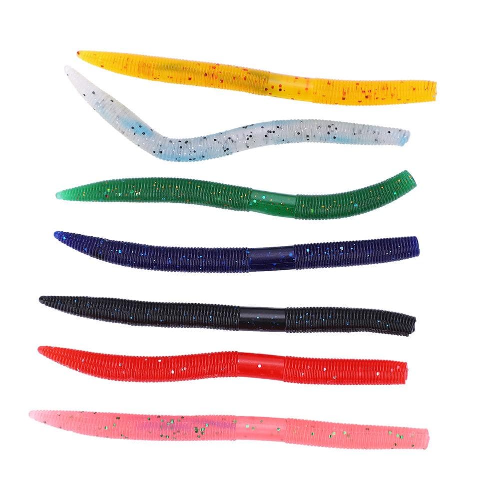 13.5cm/8g Fishing Soft Lure Artificial Silicone Baits Vivid Worm Lures Lifelike Swimbait