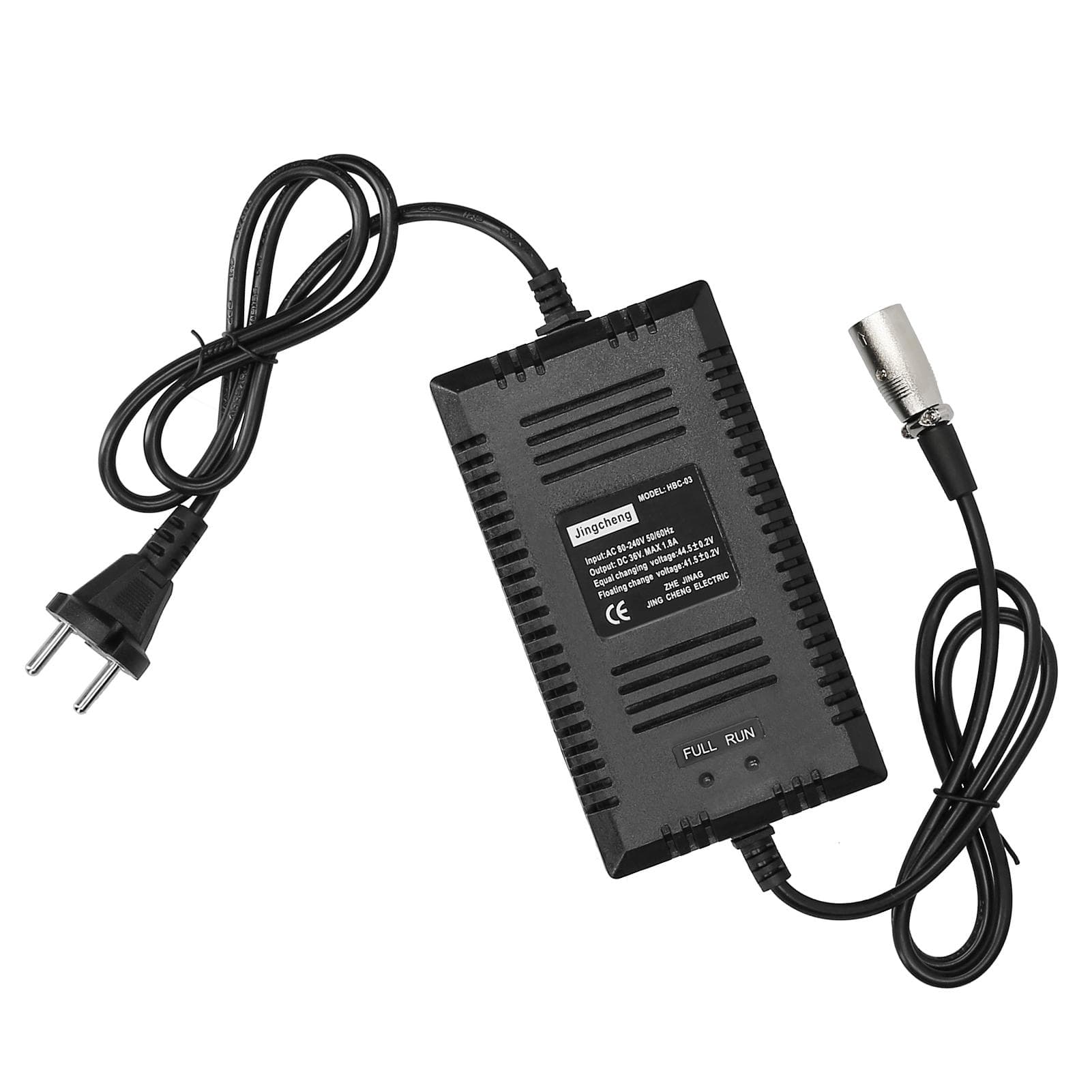 Electric Scooter Charger Electric Bike Battery Charger 36V black