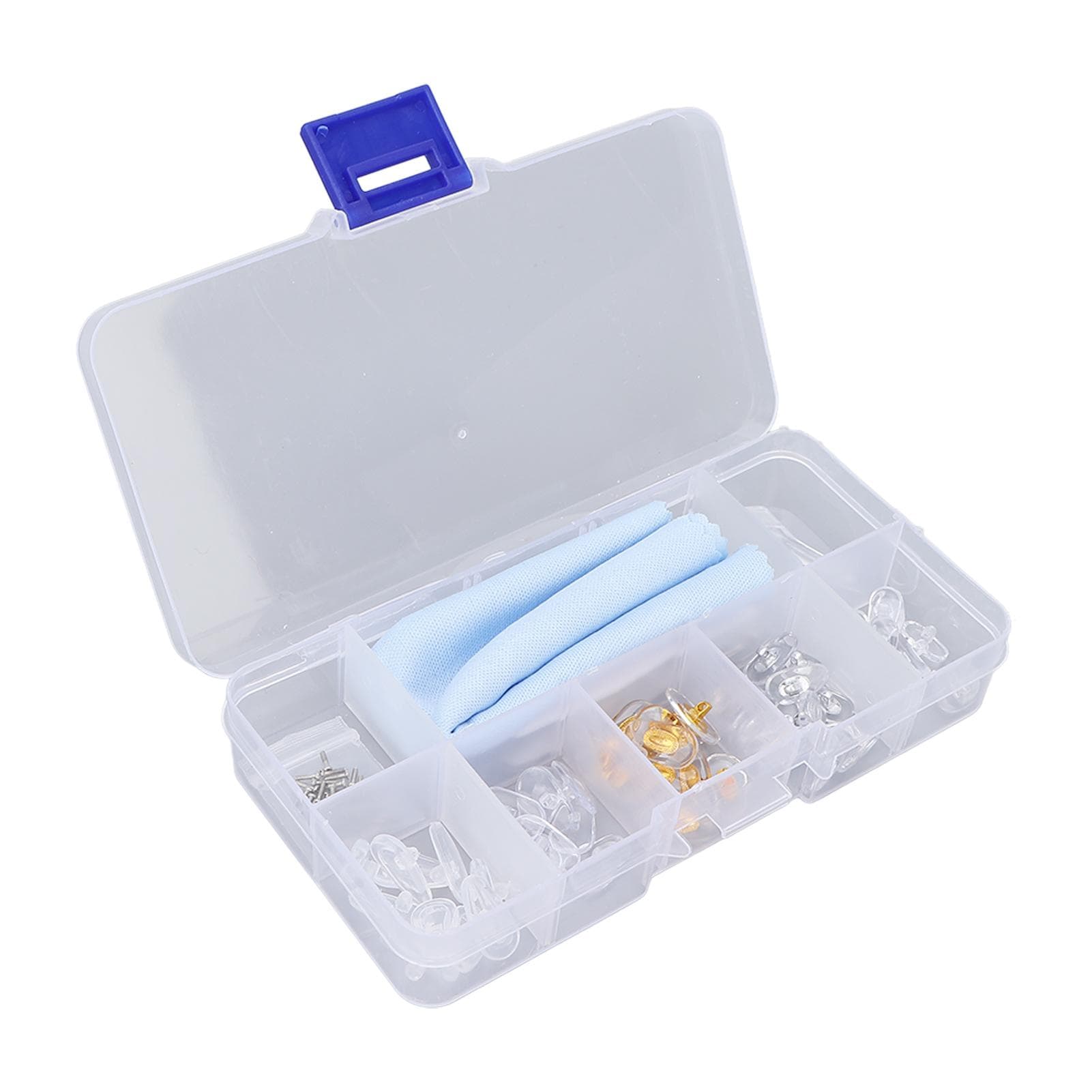 Silicone Eyeglass Nose Pads Safe Odorless Anti Slip Flexible Eye Glass Repairing Kit for Most
