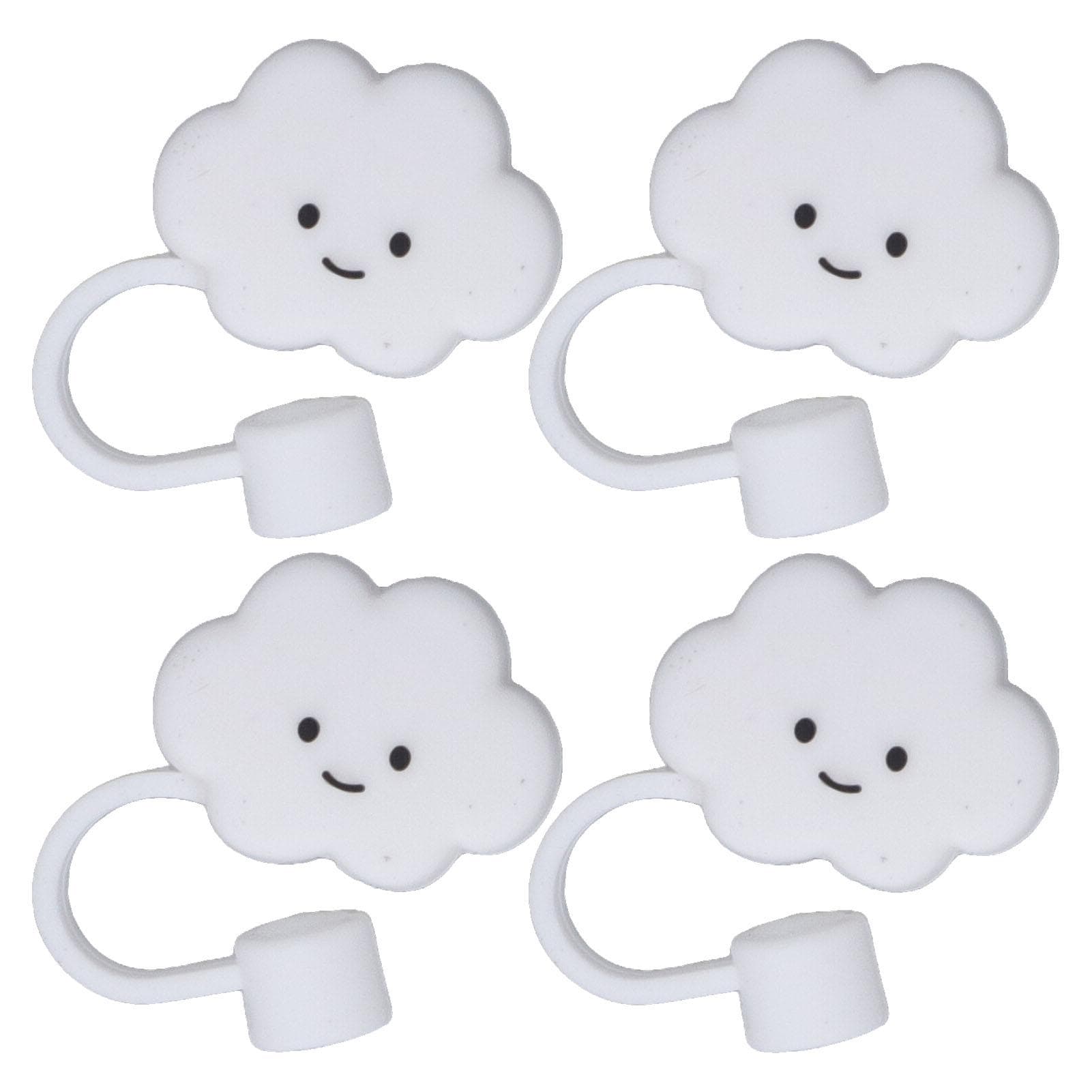 Straw Covers Dustproof Decorative Splash Proof Odorless Reusable Straw Toppers for Party