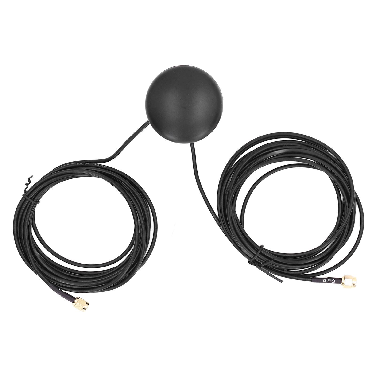 4G GPS Antenna Omnidirectional Positioning Wall Mount 2 Mode 2 Outlet SMA Male 3 Meter Line
