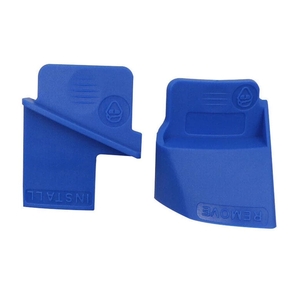 1Pair Car Stretch Belt Remover And Installer Blue Plastic Auto Ribbed Drive Belt Removal Tool Automobile Disassembly Tool Parts blue