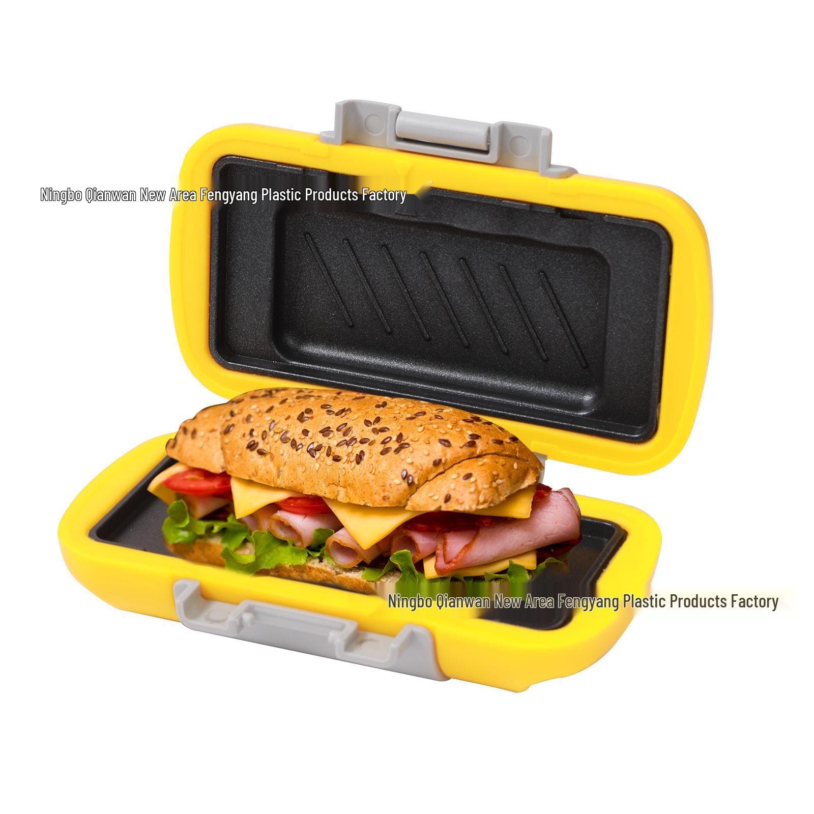 Compact Sandwich Toaster Waffle Maker & Microwave Oven Tray - 420g Breakfast Machine