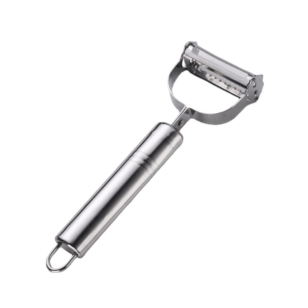 Multifunctional Kitchen Peeler Vegetable Fruit Peeler Stainless Steel Durable Potato Slicer Household Shredder Carrot Peeler white