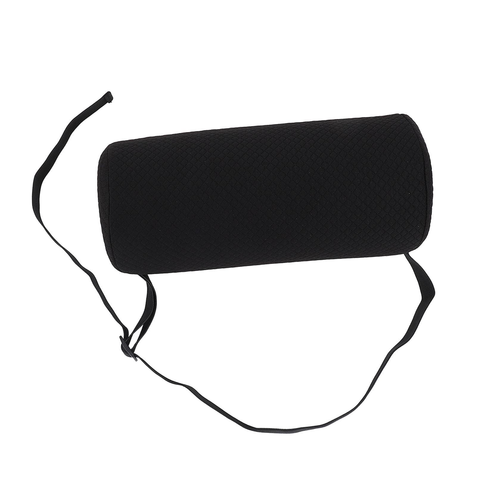 Cylinder Lumbar Roll Support Pillow Low Back Lumbar Support Memory Foam Lumbar Roll Cushion for black