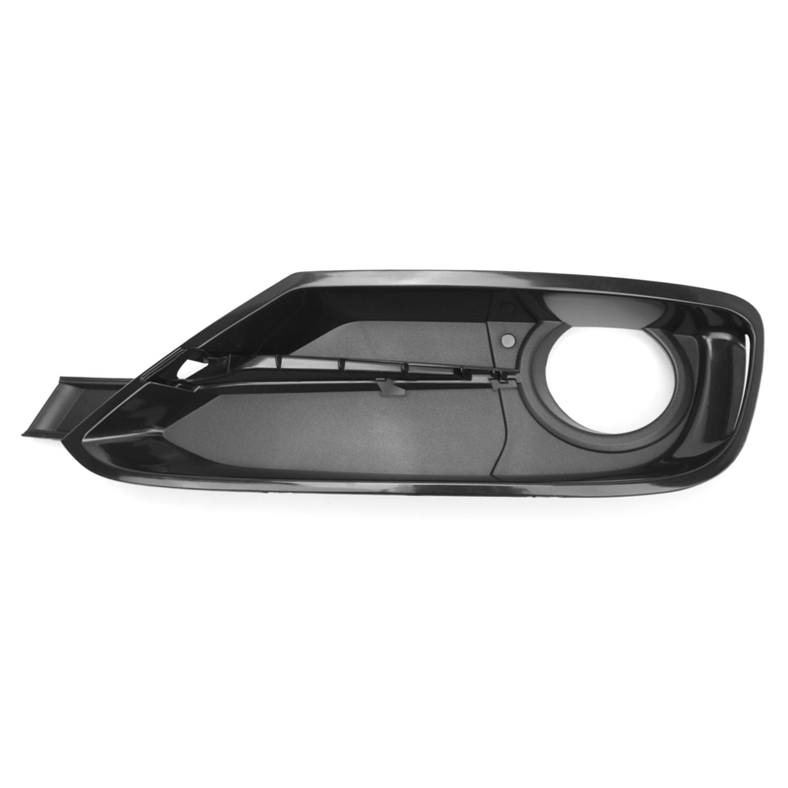 Front Bumper Fog Light Grille, Right Side Fog Light Cover Replacement for BMW 3 Series F30 F31 black