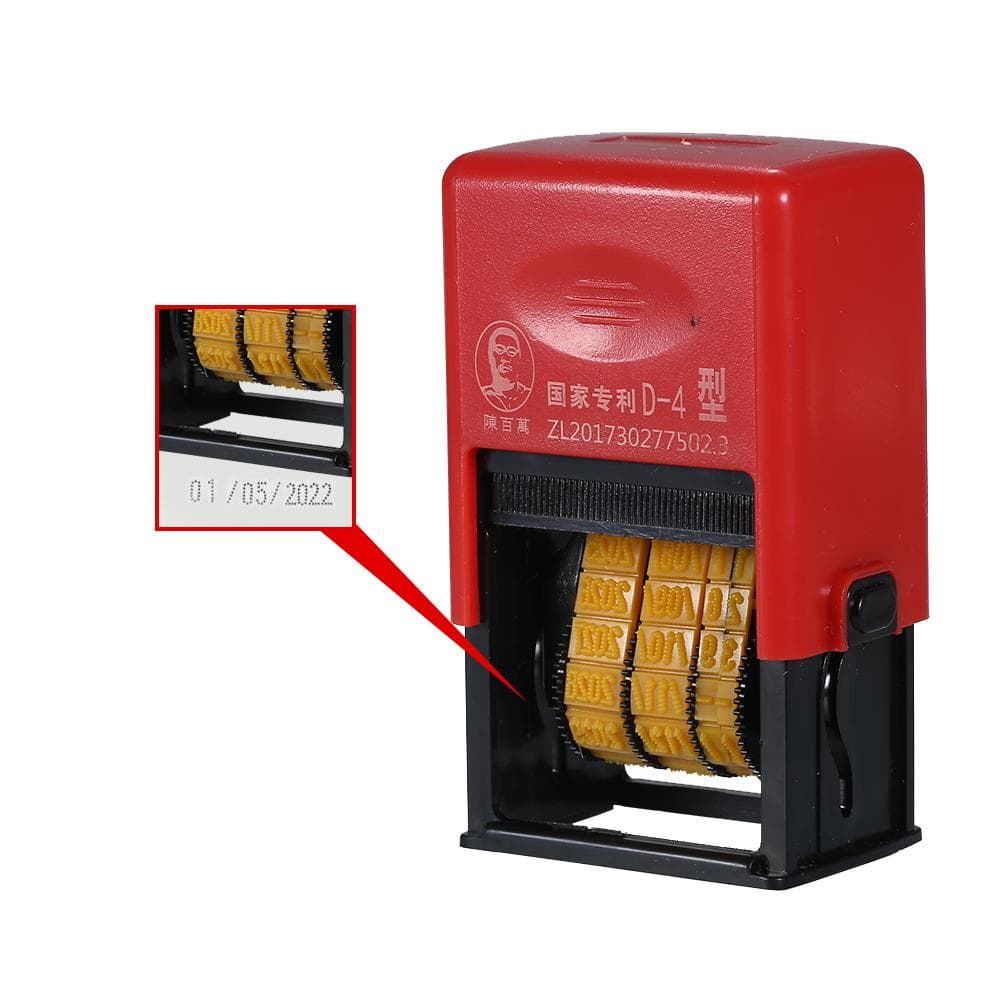 Handheld Portable Date Stamp Printer QuickDrying Ink Date Printing Coding Machine for Food Plastic Virtual Font