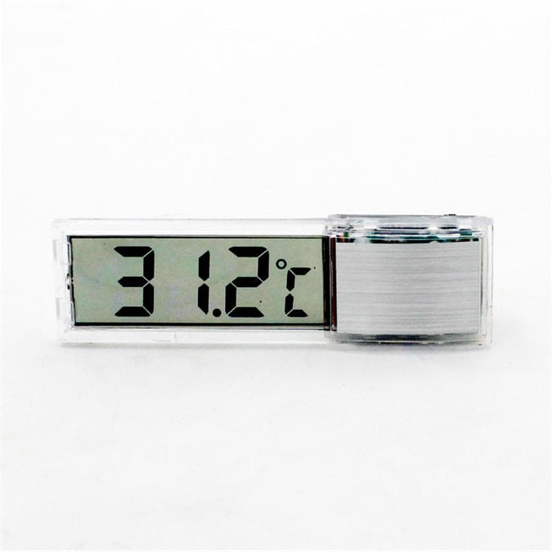 Aquarium Thermometer Digital LCD Electronic Fish Tank 3D Digital Temperature Gauge Sticker white