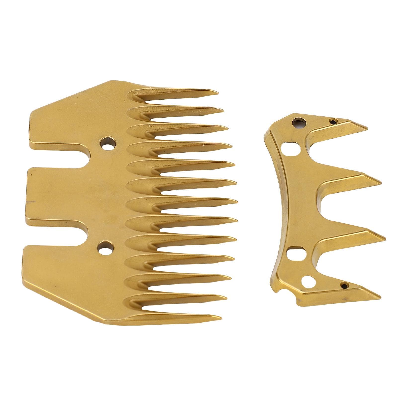 Sheep Shears Replacement Blades Gold 13 Straight Tooth 7mm Spacing Electric Sheep Clipper Blades