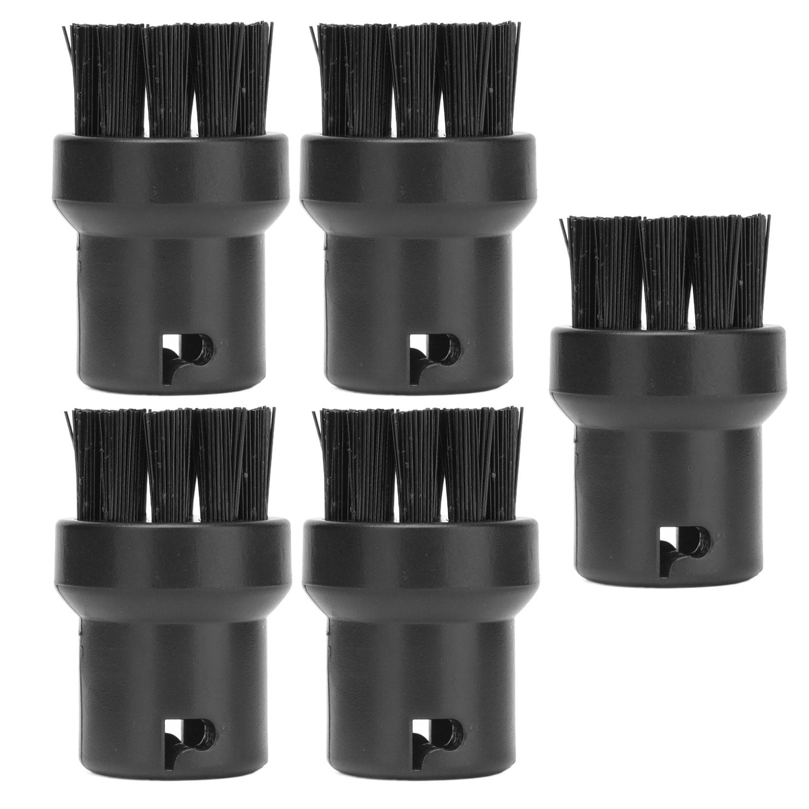 5PCS Steam Engine Brush Black Steamer Cleaning Brush Replacement Brush for Karcher SC1 SC2 SC3 SC4