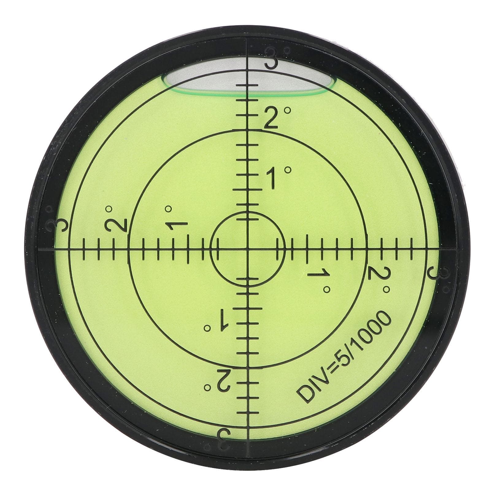 Circular Bubble Level Luminous High Accuracy Aluminum Alloy Horizontal Ball Leveler for RV Camera
