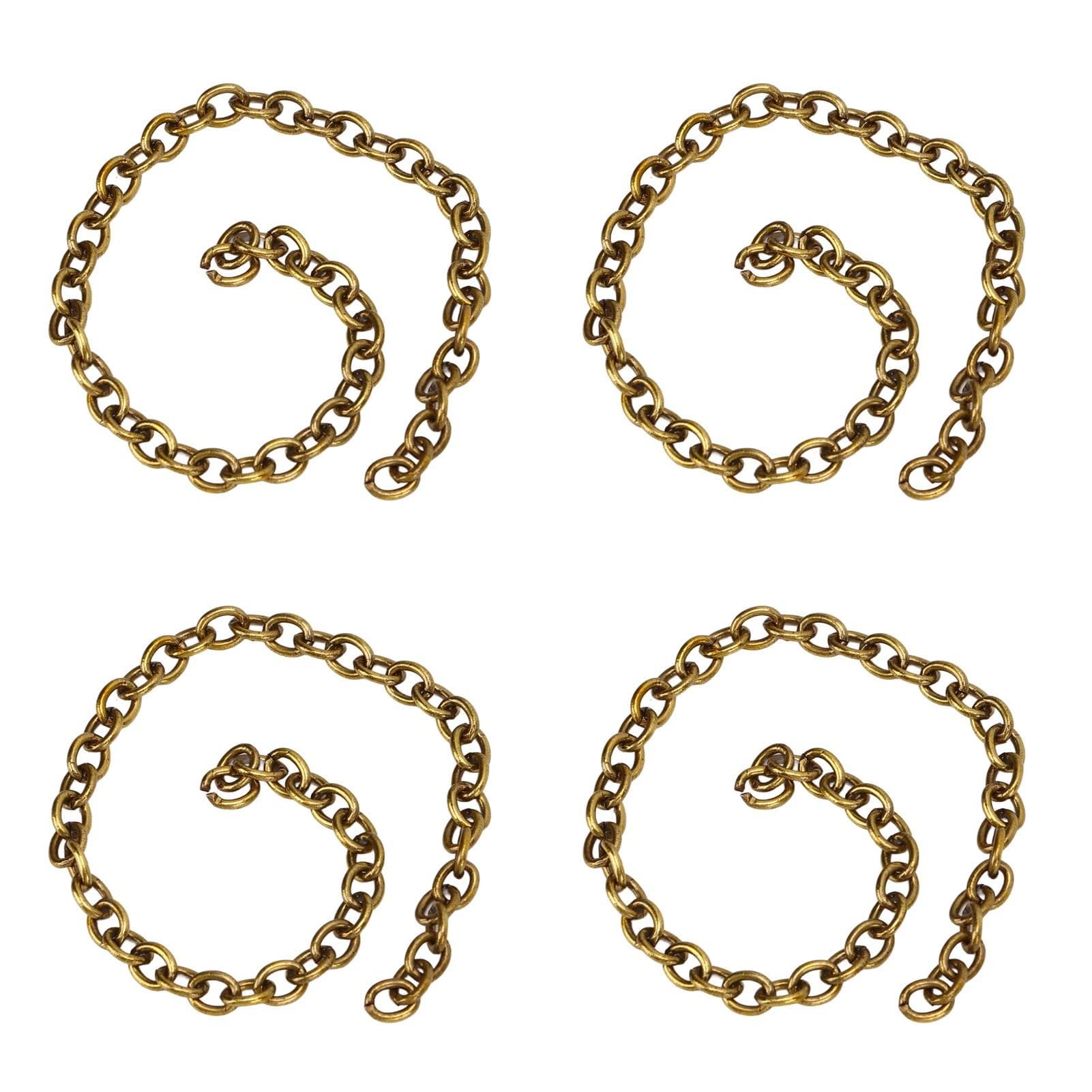10m Curb Chain Personalized Elegant Rustproof Copper Twisted Links Chain for DIY Bracelet Necklace antique brass