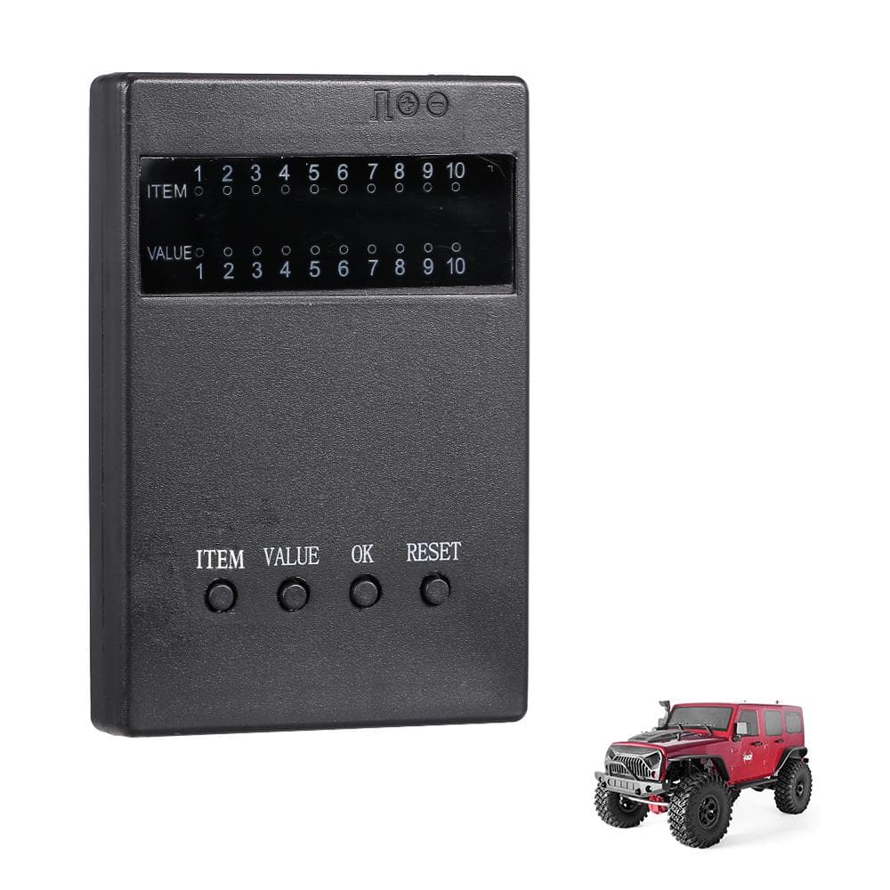 HOBBYFANS Programming Card for Programming HOBBYFANS OCDAY GOOLRC?Brushless ESC 1:10 Off-road RC Car black