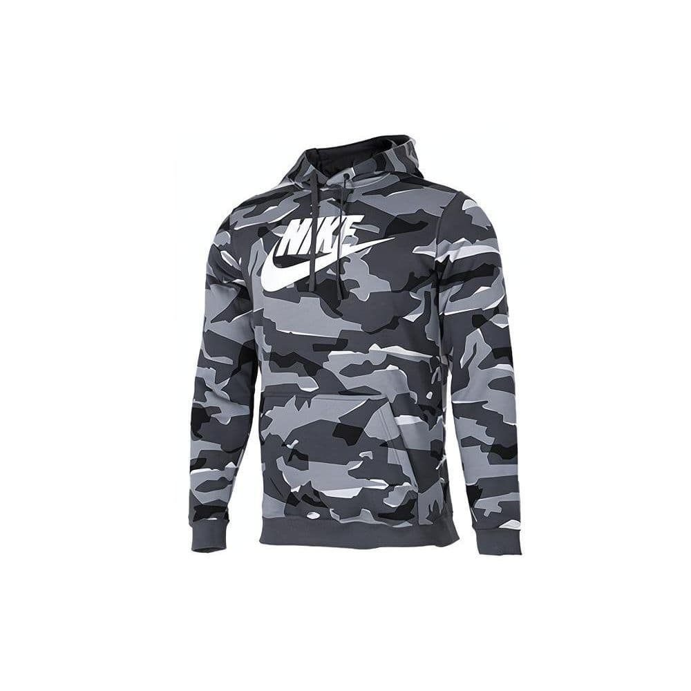 Nike Fleece Hooded Casual American Sweatshirt Men sweatshirts Gray AR2868-065 XL