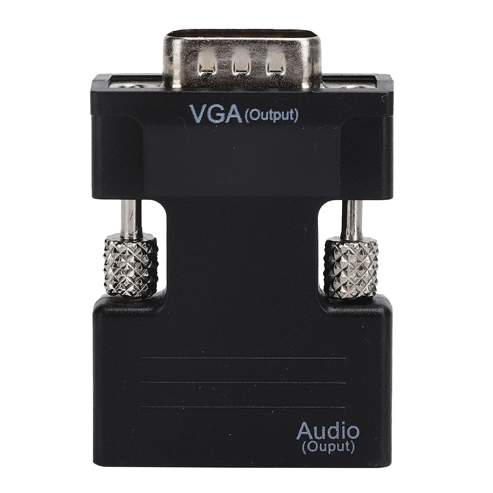 High Definition Multimedia Interface to VGA Converter Female to Male HD o Cable AdapterBlack black