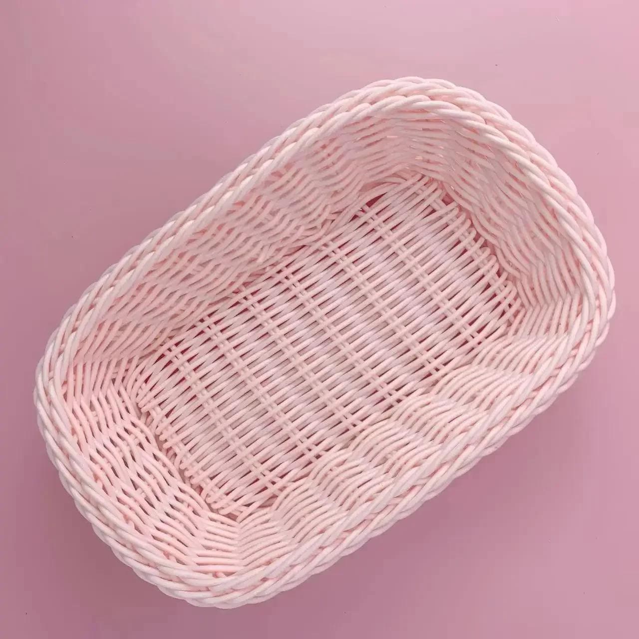Ice Cream Mark Preparation Storage Basket Desktop Debris Basket Girl Heart Pink Control Photo Props Preparation Box Fruit Picnic