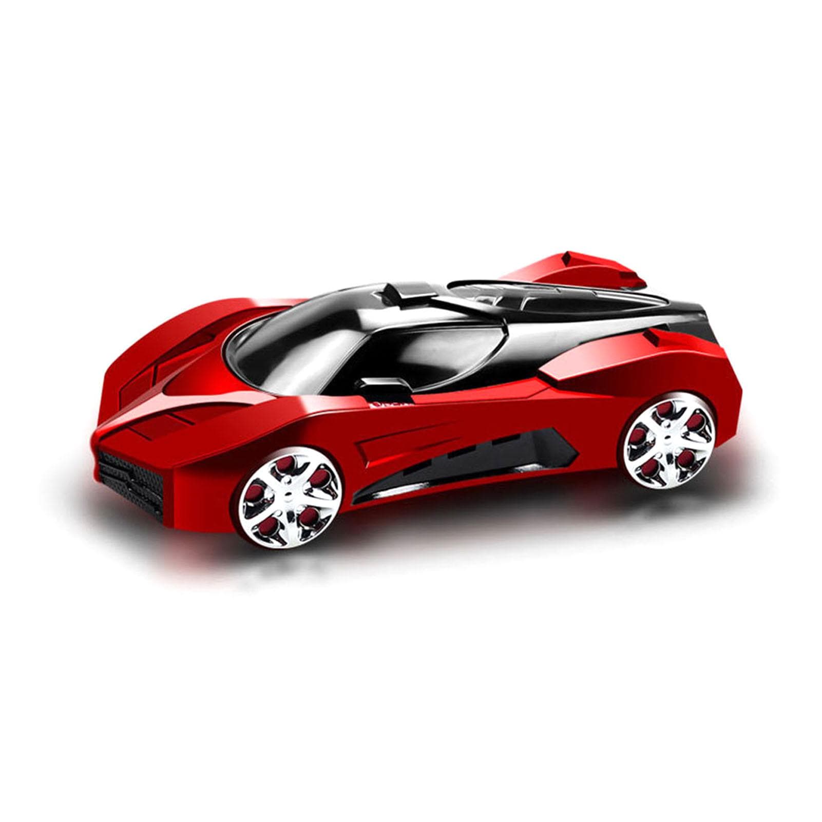 Car Model Phone Holder Cool Sporty Shape Slip Resistant 360 degrees Rotatable Center Console Phone Holder red