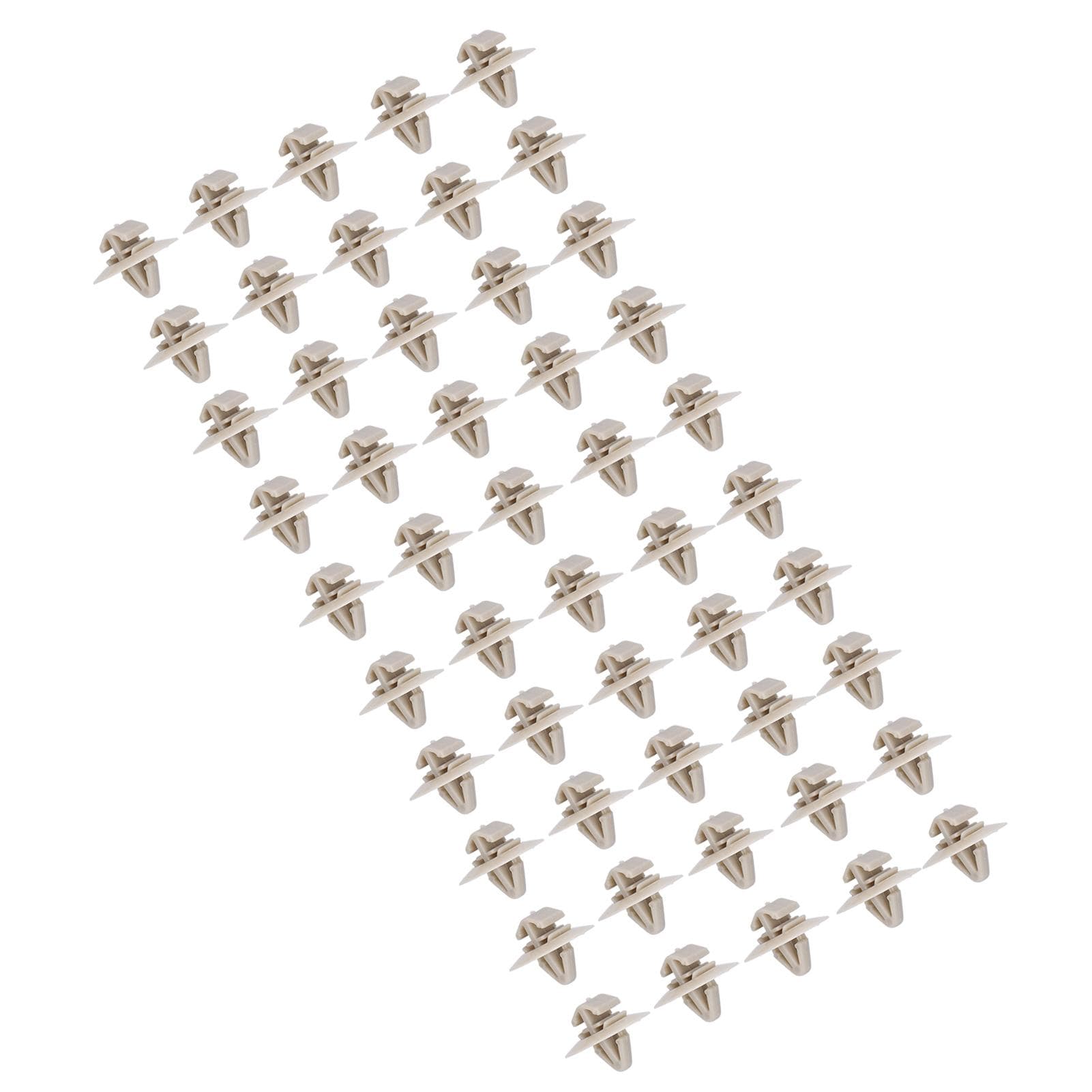 50pcs Side Door Moulding Trim Clips Exterior Fasteners Kit 93160023 Replacement for Vauxhall Vivaro