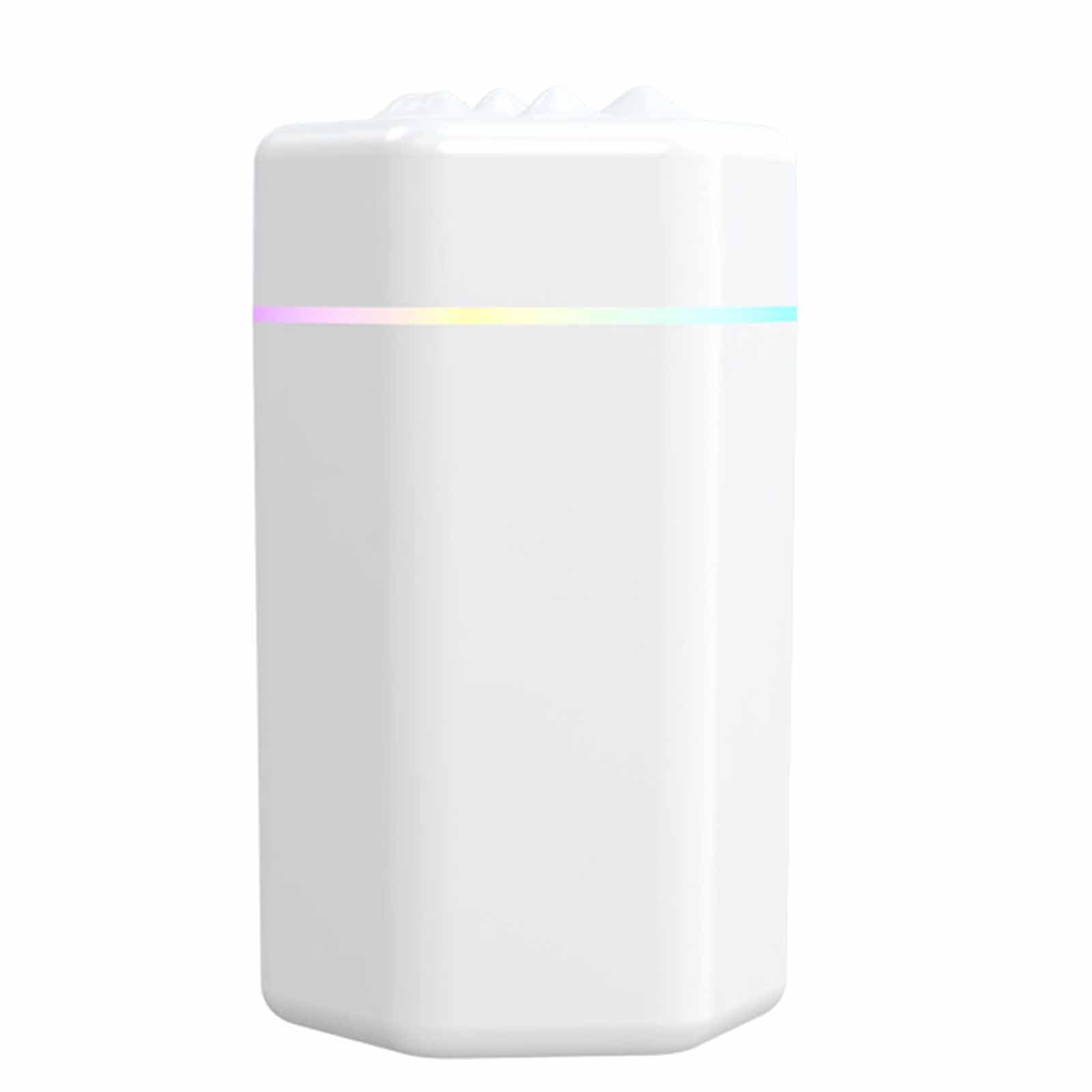 Small Humidifier USB Powered Large Capacity Efficient Mist Quiet Operation Portable Desktop white