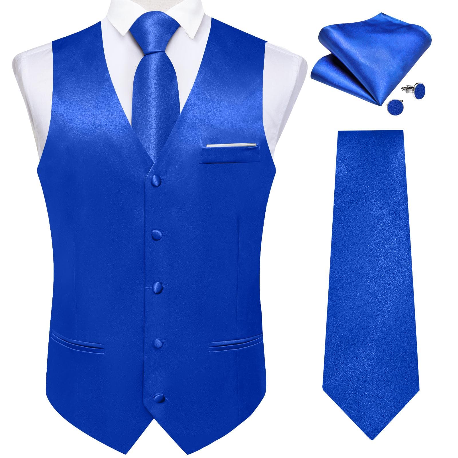Dibangu Mens Yellow Paisley Vest Suit Waistcoat Hanky Cufflinks Tie Set Wedding 3XL