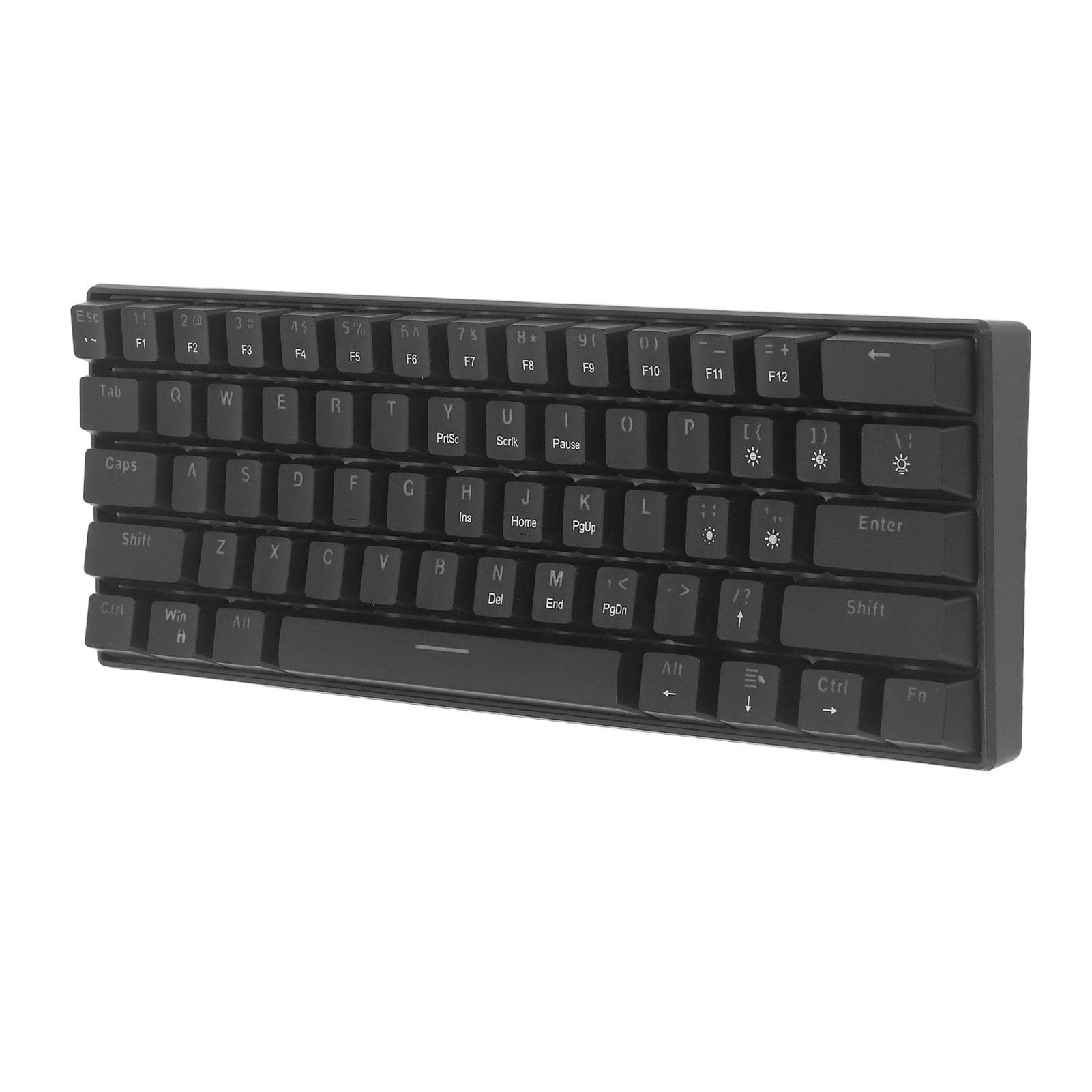 Mechanical Gaming Keyboard 61 Red Switches Keys Keyboard Portable LED Backlit Mini Keyboard for