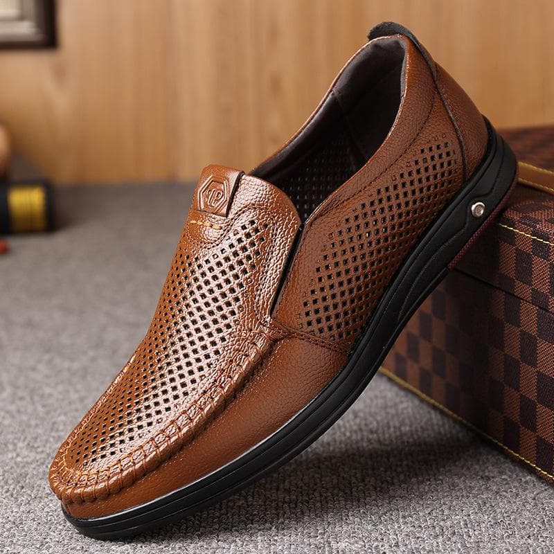 Winter Genuine Leather Men casual sneakers shoes men Summer Luxury  Mens Loafers Moccasins Autumn Driving shoes man sneaker 46