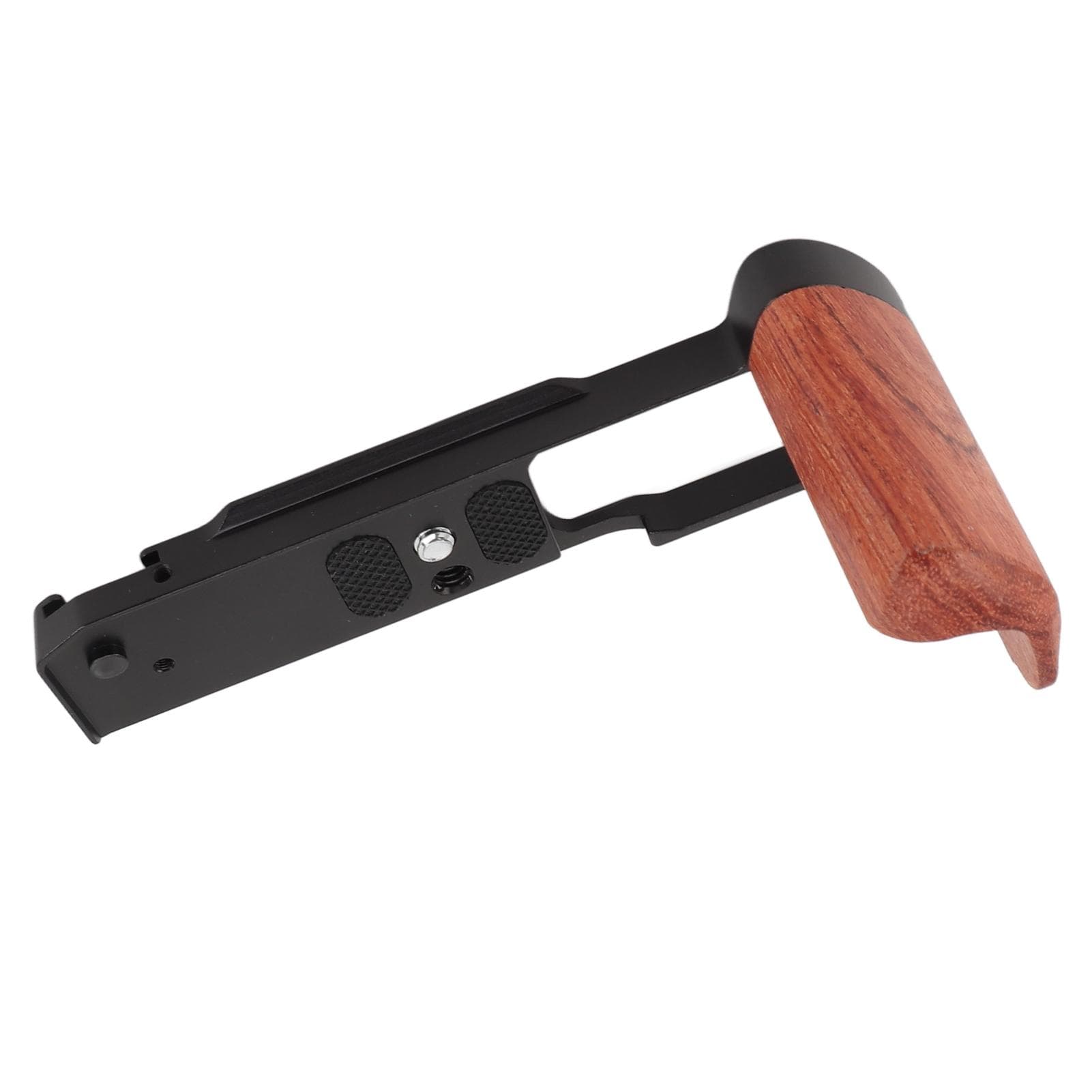 Handgrip L Shape Grip L Shape Quick Release Plate Hand Grip with 14 Inch Screw Hole Cold Shoe black