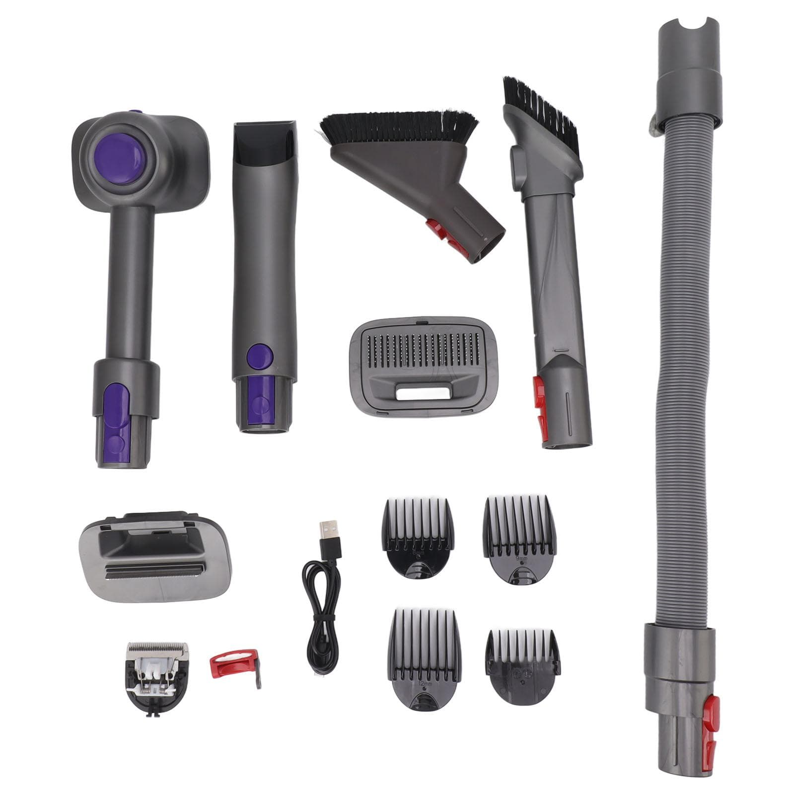 Dog Grooming Vacuum Attachment Multi Functional Deshedding Trimming Vacuum Shedding Part with
