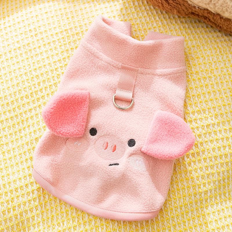 Autumn and Winter Dog Animal Shape Traction Two-legged Fleece Cat Cute Transformation Pet Teddy Than Bear Clothes XXL