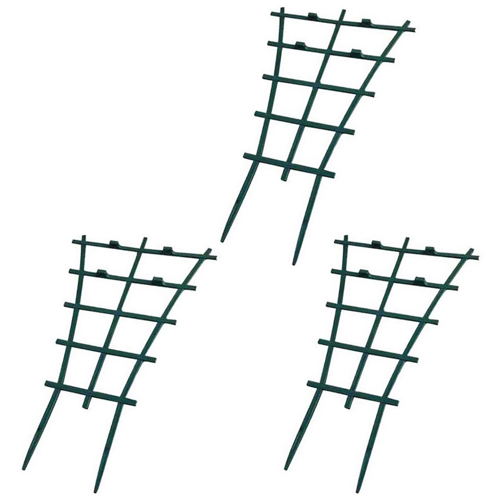 Garden Trellis Plastics Superimposed Climbing Plants Support for Garden Plant Flower Vegetable 3pcs