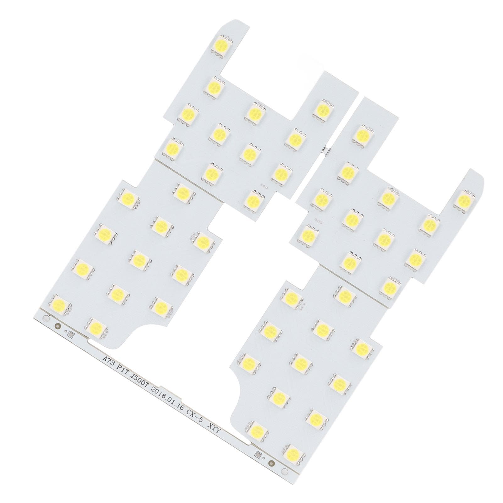4 Pcs Auto Interior Reading Lights 48 LEDs 8000LM White Light Car Dome Light Replacement for MAZDA