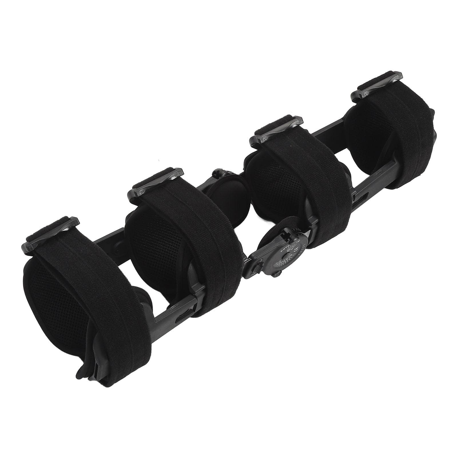 Hinged Knee Brace Adjustable Recovery Support Orthopedic Guard Stabilizer Leg Ankle Fixed Brace for