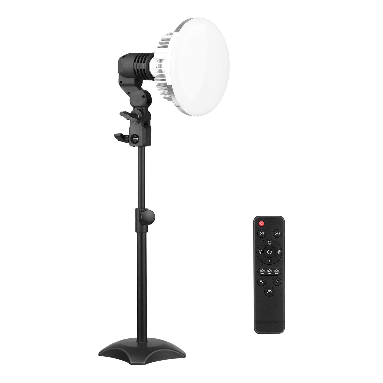 Tabletop Photography LED Lighting Kit with 150W Light Bulb Dimmable 3200K-5500K + E27 Lamp Socket + EU Plug