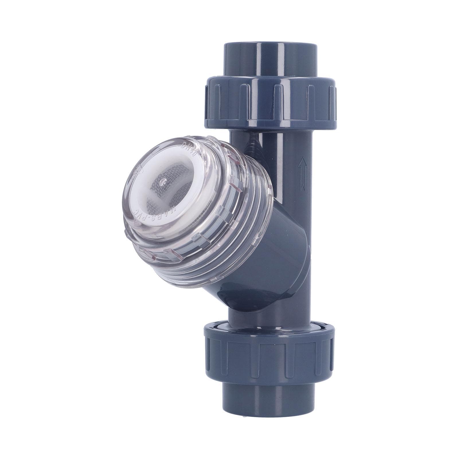 Y Type Strainer 40mm PVC Pipe Small Resistance Fast Stream Speed Y Filter Strainer for Chemical