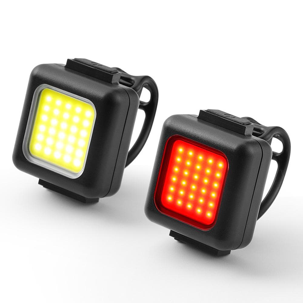 Led Bike Lights Set 100mAh 130/80 Lumen Bicycle Lights Front and Rear IPX5 Waterproof Bike Tail Set
